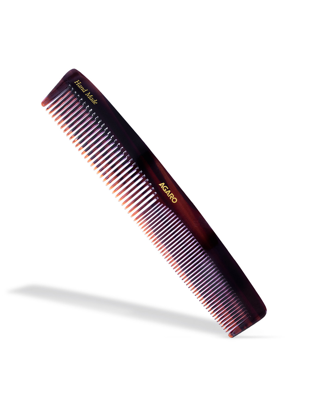 Agaro Hand Made Graduated Dressing Comb - Brown