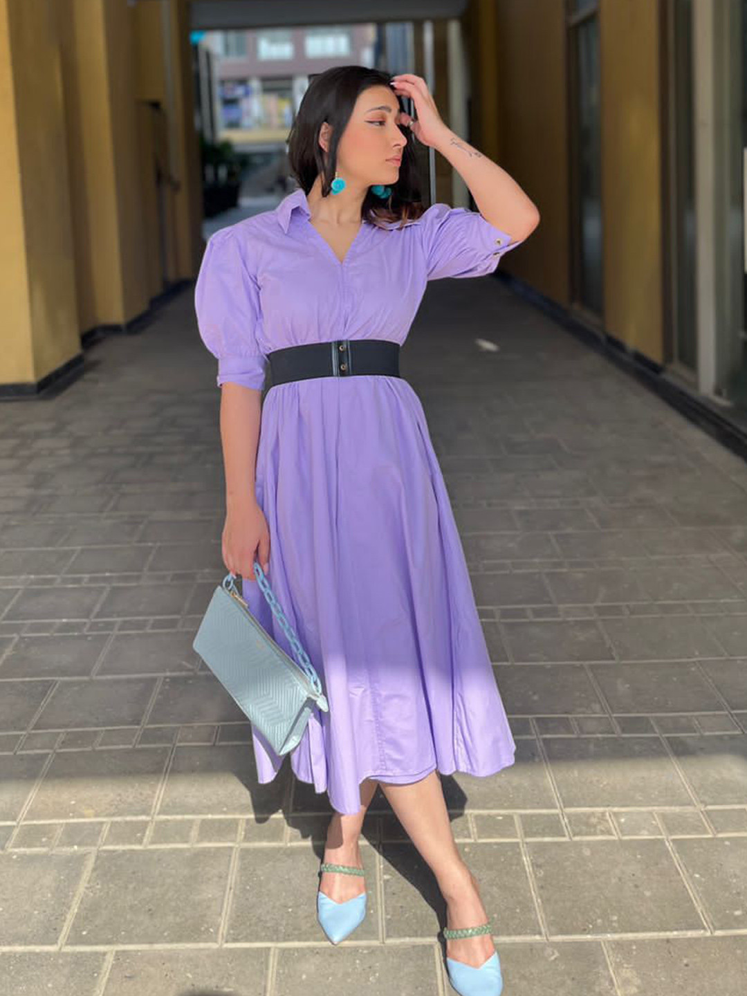 HIGH BUY Women A-Line Dress