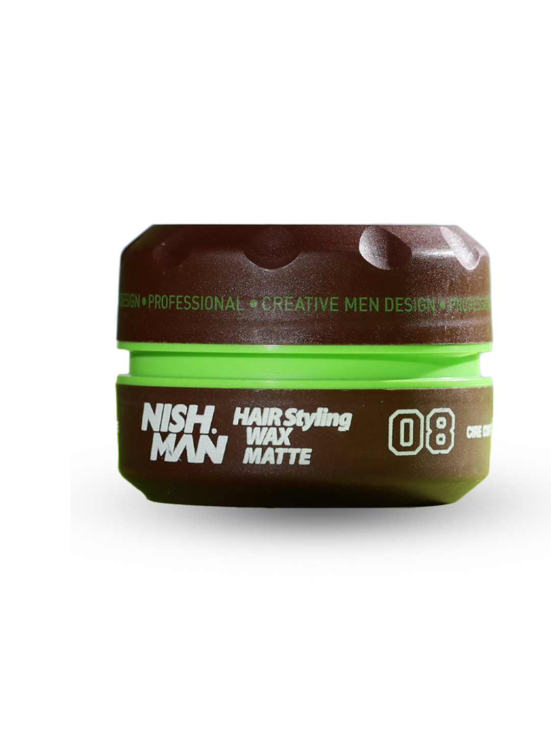 Nishman Men Strong Hold Reshapable Matte Finish Hair Styling Wax- 30 g - Matte 08