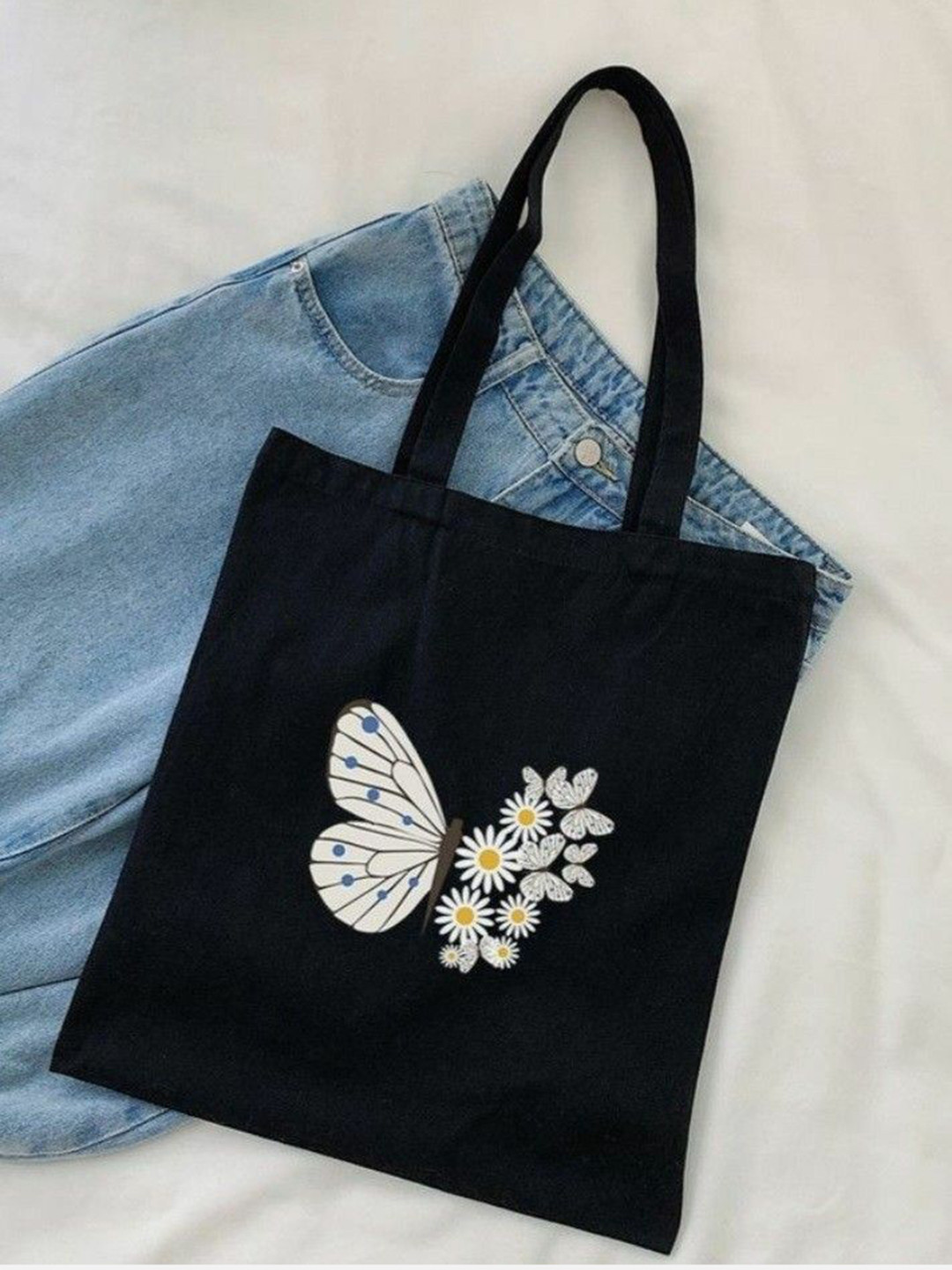 the sack co Embellished Oversized Half Moon Shoulder Bag with Tasselled