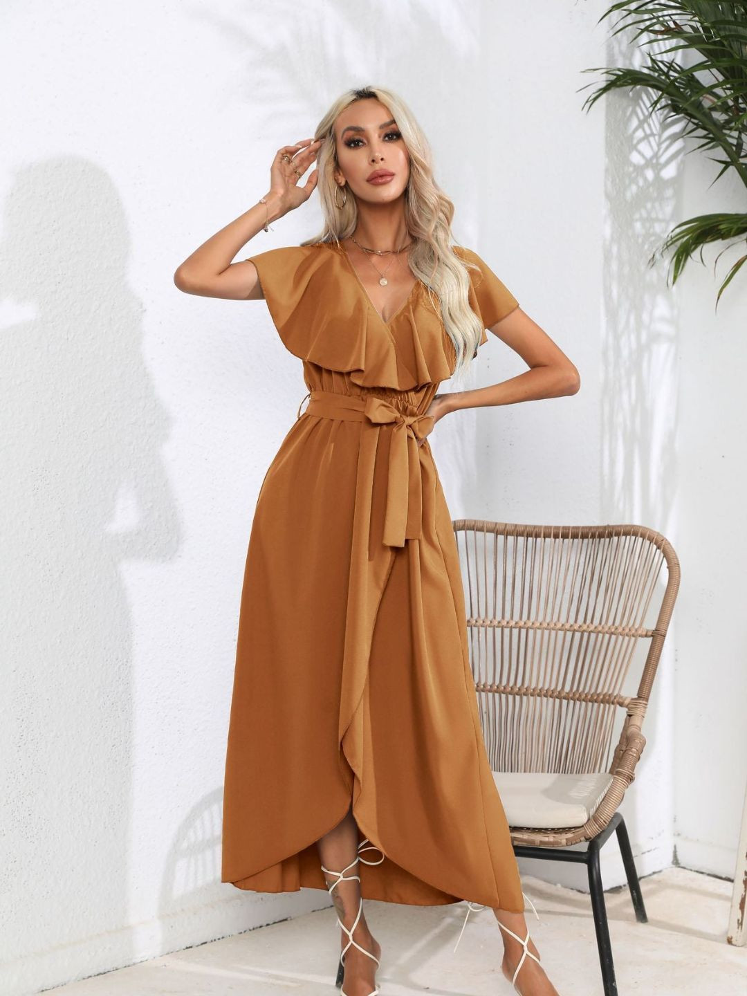 Oh Rare Fit And Flare Maxi Dress