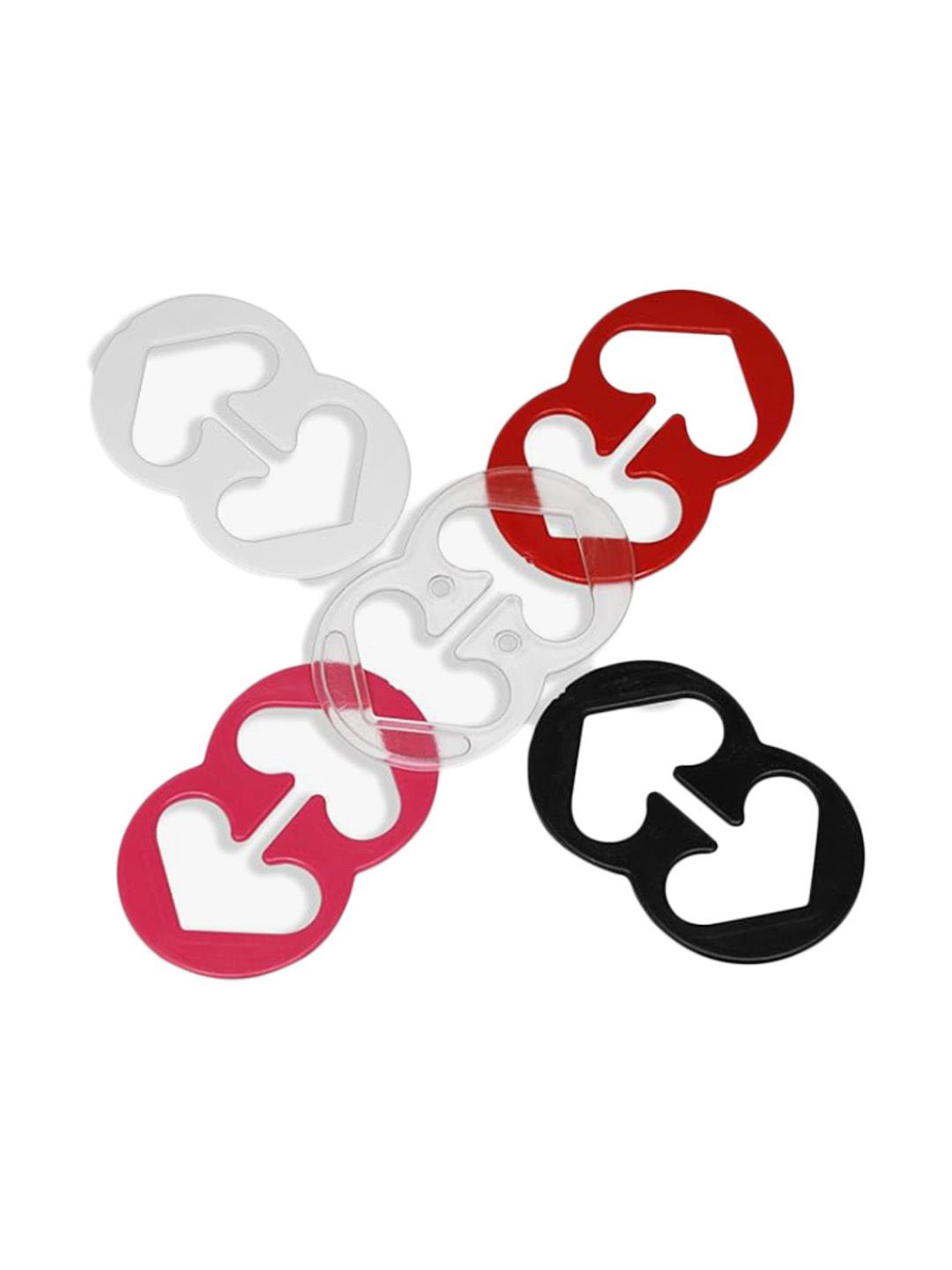 SECRETS BY ZEROKAATA Pack of 5 Pieces Racer Back Bra Strap Clips For Women