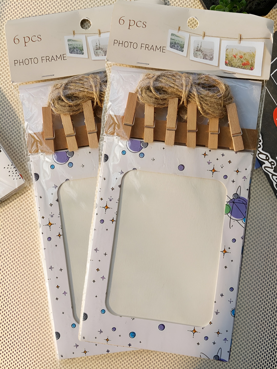 Art Street Blue & White 8 to 12 Pieces Paper Wall Photo Frames