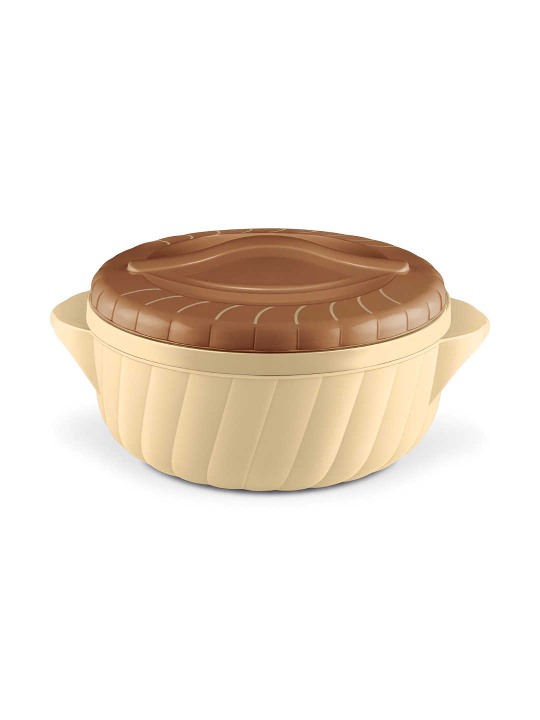 Milton Cream Plastic Thermal Insulated Casserole