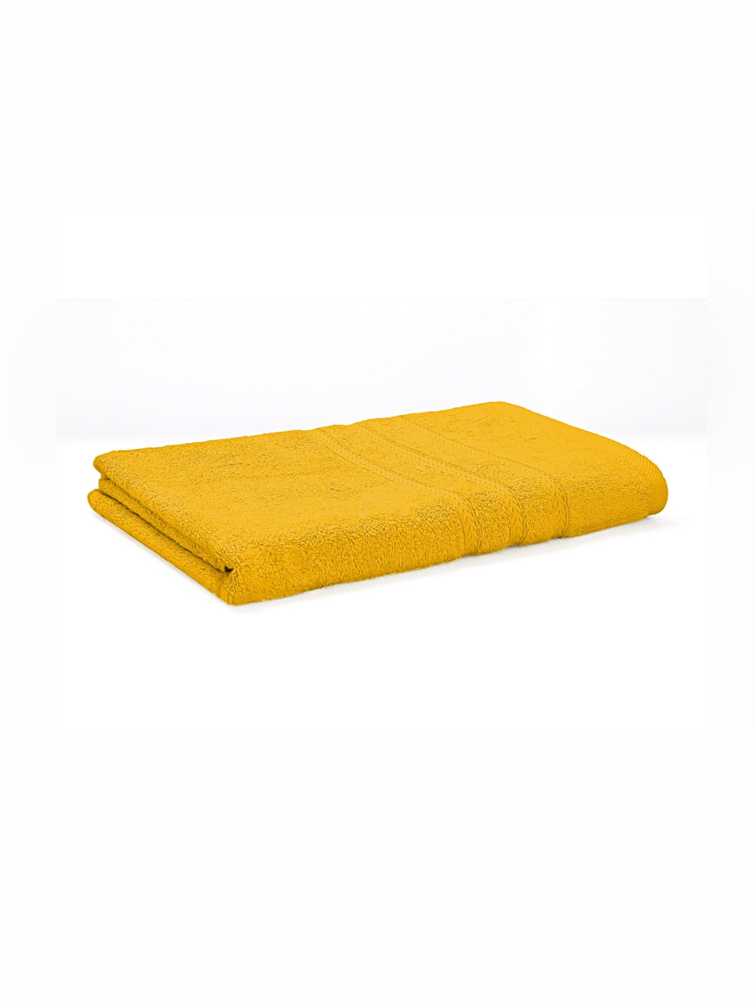 The Happy Pod Yellow 530 GSM High Absorbent Bamboo Cotton Bath Towel