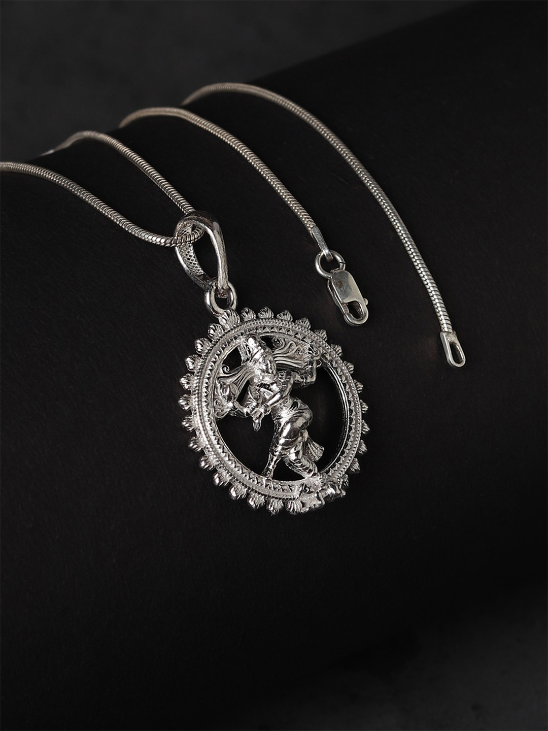 Metronaut Men 925 Sterling Silver Shiva Natraj Tandav Pendants
