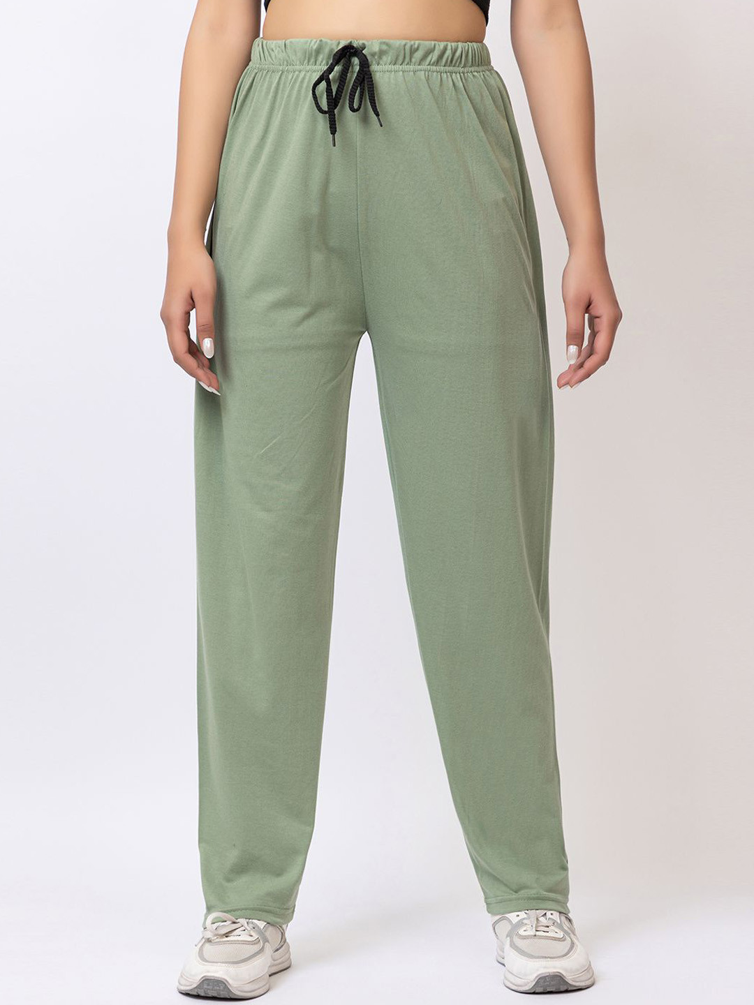 RG BY S.S. Clothing Women Cotton High Rise Track Pants
