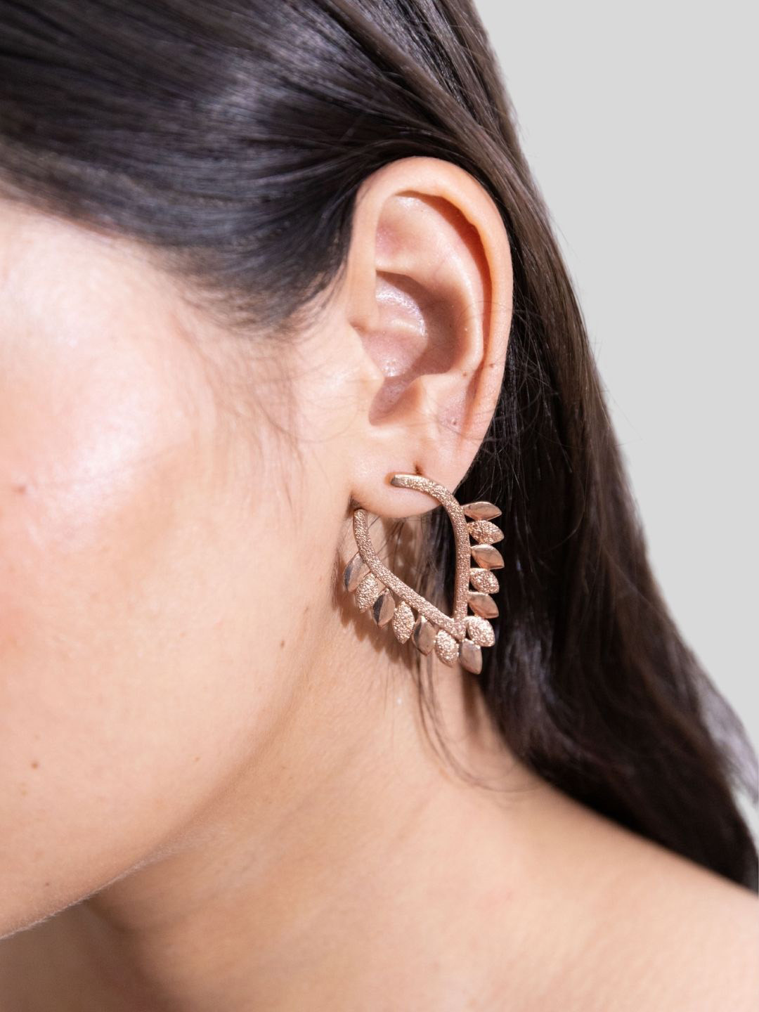 House of Pehr Rose Gold-Plated Contemporary Drop Earrings