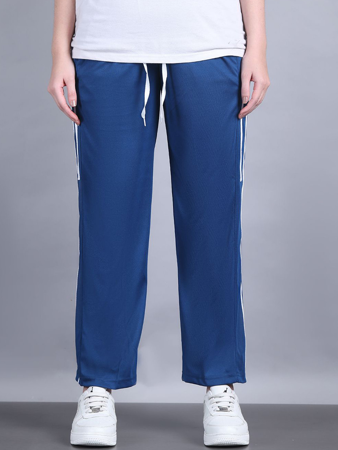 MACK JONNEY Women Rapid-Dry Side Stripes Relaxed Fit Track Pants
