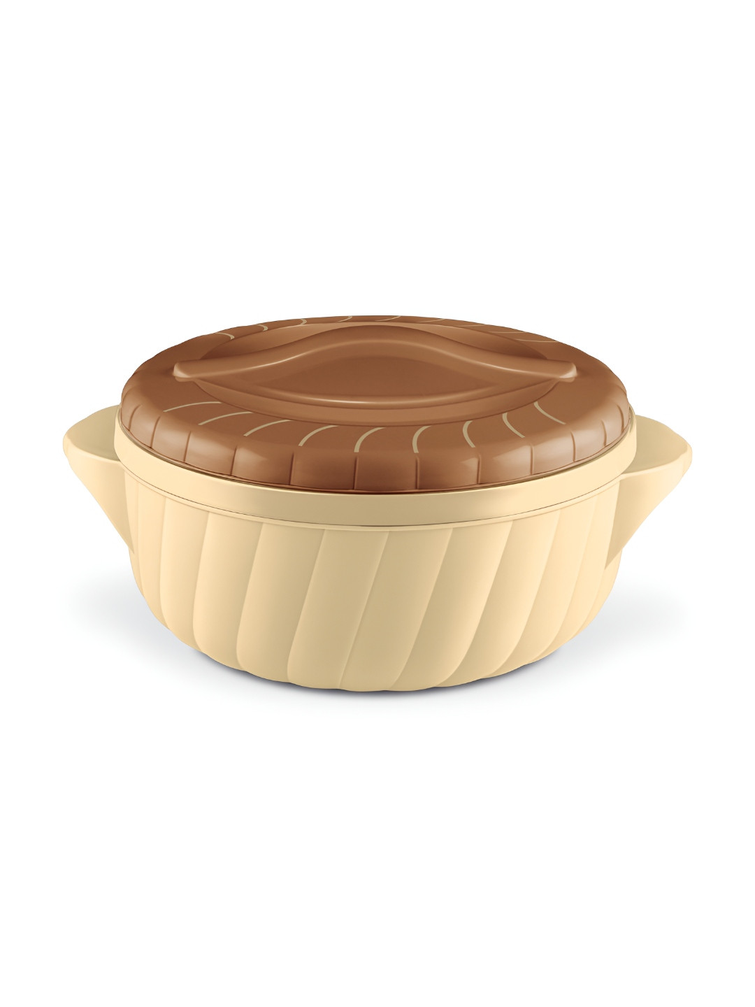 Milton Silky Cream Flora 2500 Insulated Inner Steel Casserole 2.35 L