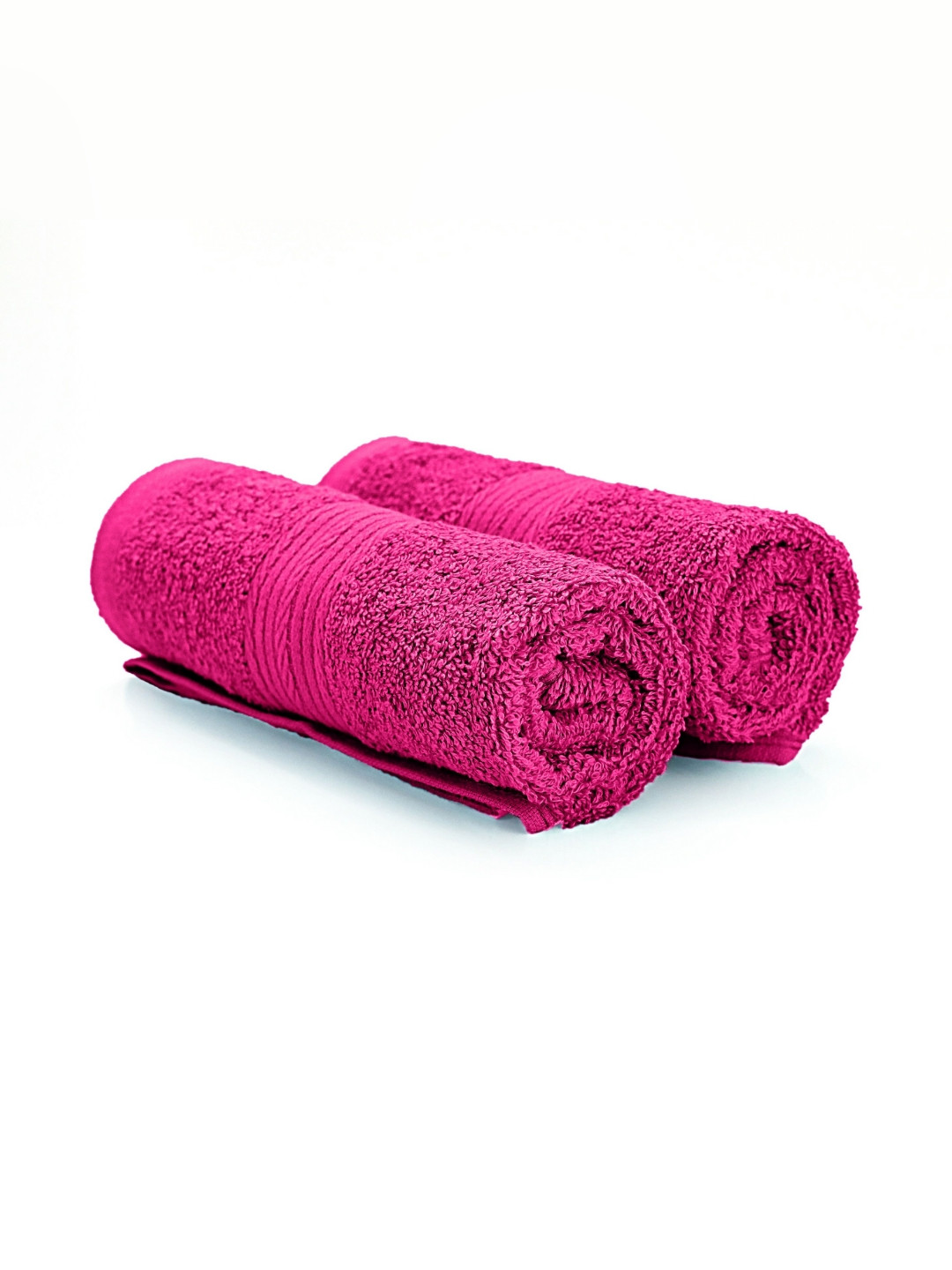 The Happy Pod 2 Piece Pink 380 GSM High Absorbent 100% Cotton Hand Towels