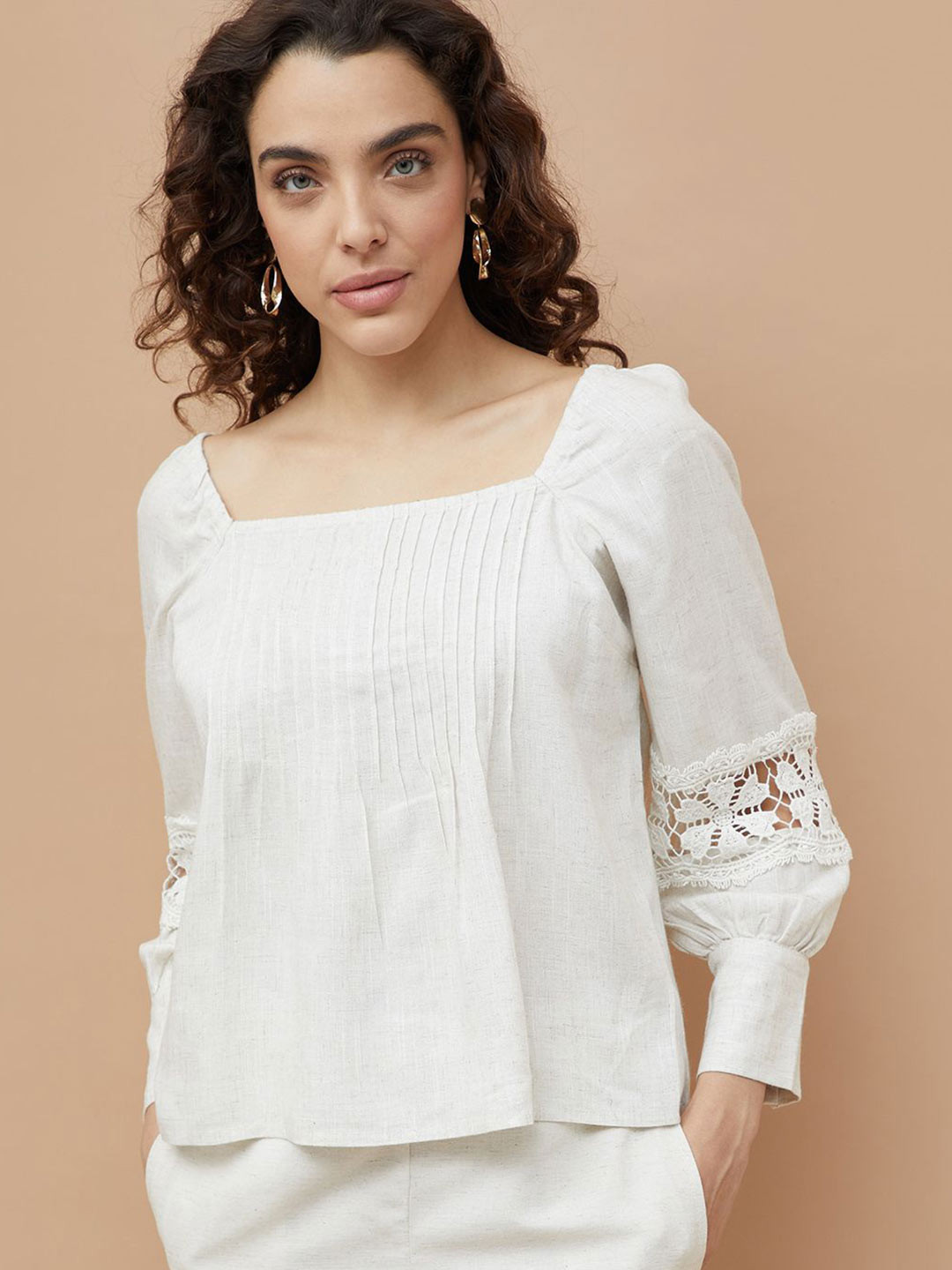 CODE by Lifestyle Women Square Neck Top