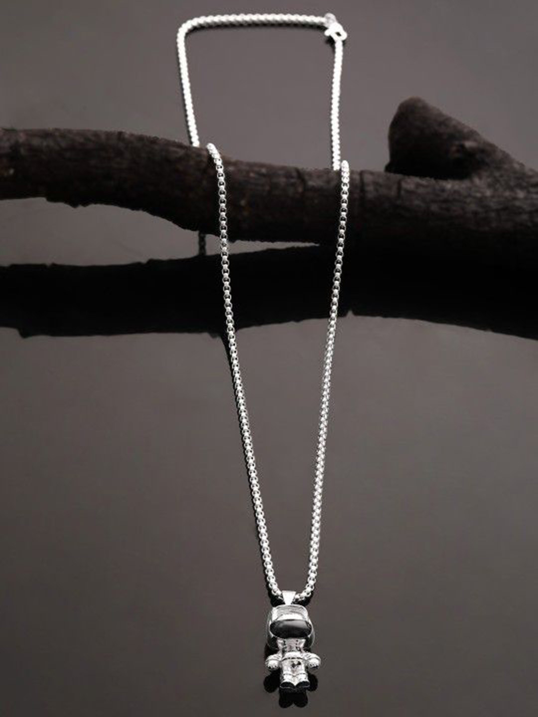 PASU FASHION Silver-Plated Pendants with Chains
