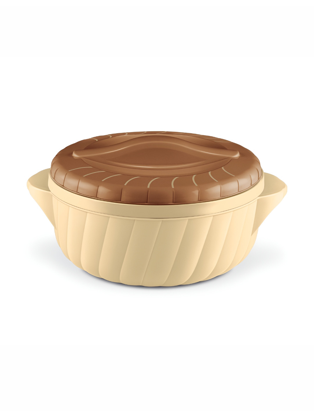 Milton Silky Cream Flora 1500 Insulated Inner Steel Casserole 2.1 L