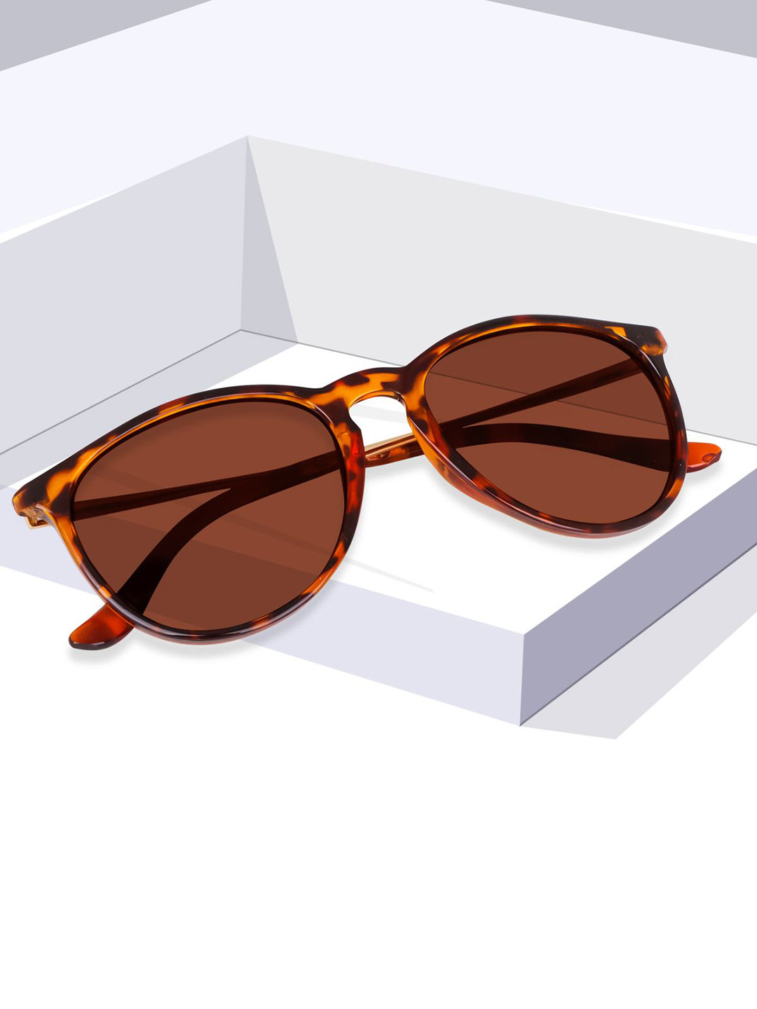 LIZA ANGEL Men Round Sunglasses with UV Protected Lens