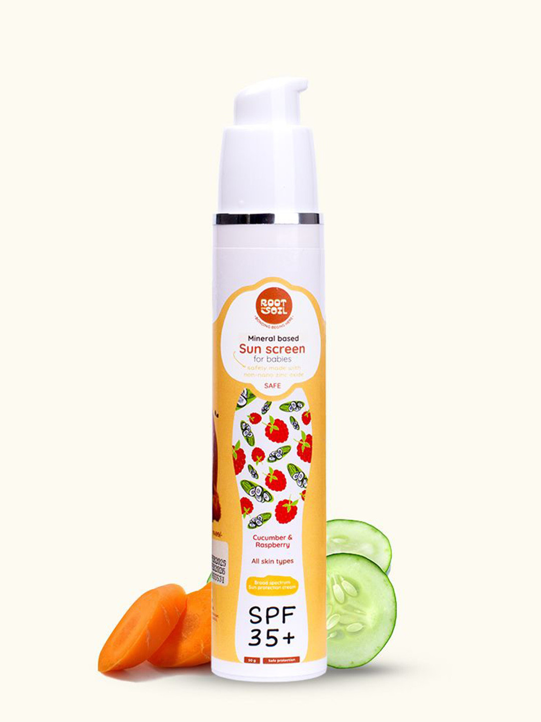 Root And Soil Baby Safe Sunscreen With SPF 35+ - 50 g