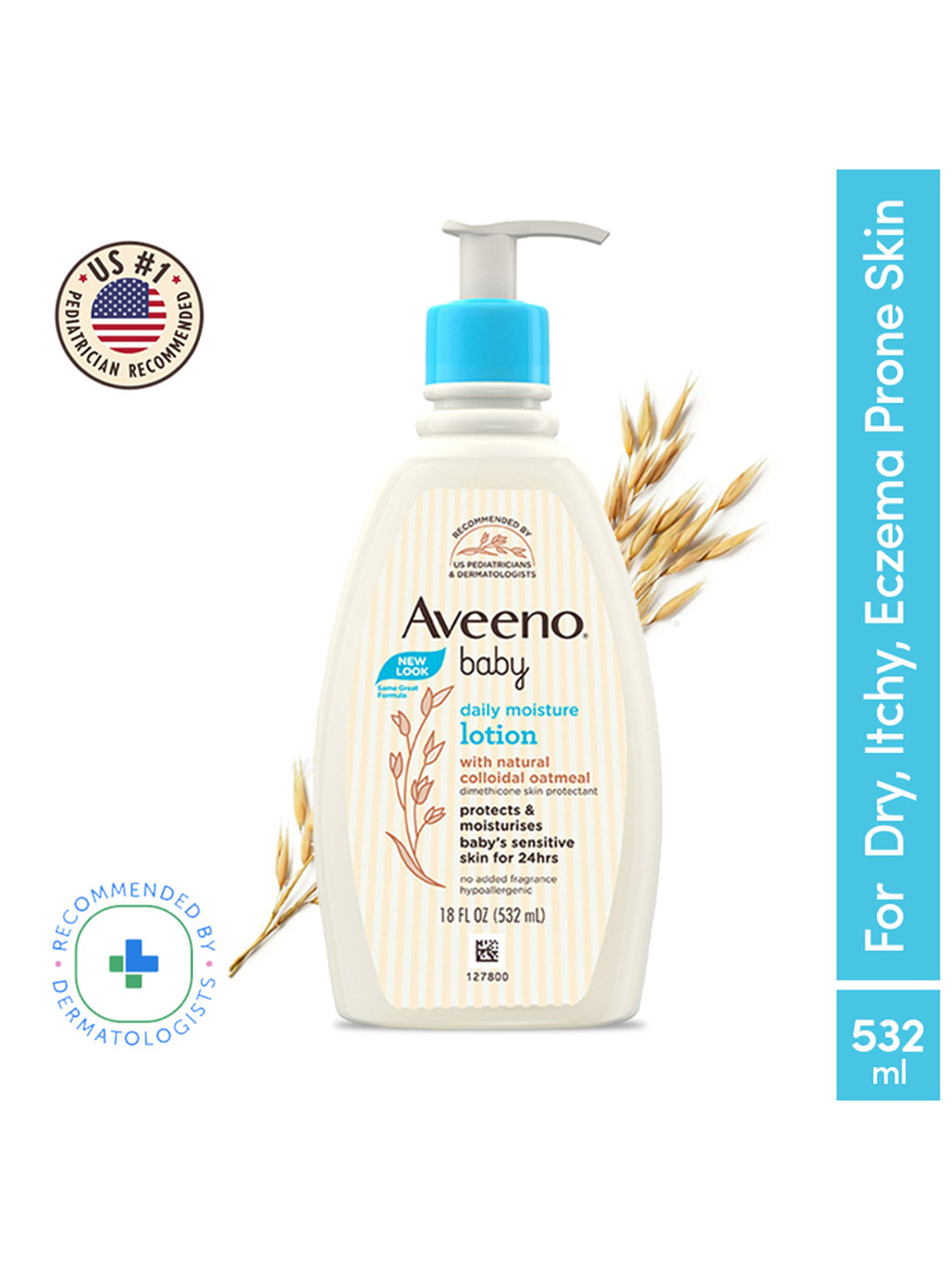 Aveeno Baby Daily Moisture Lotion with Natural Colloidal Oatmeal - 532 ml