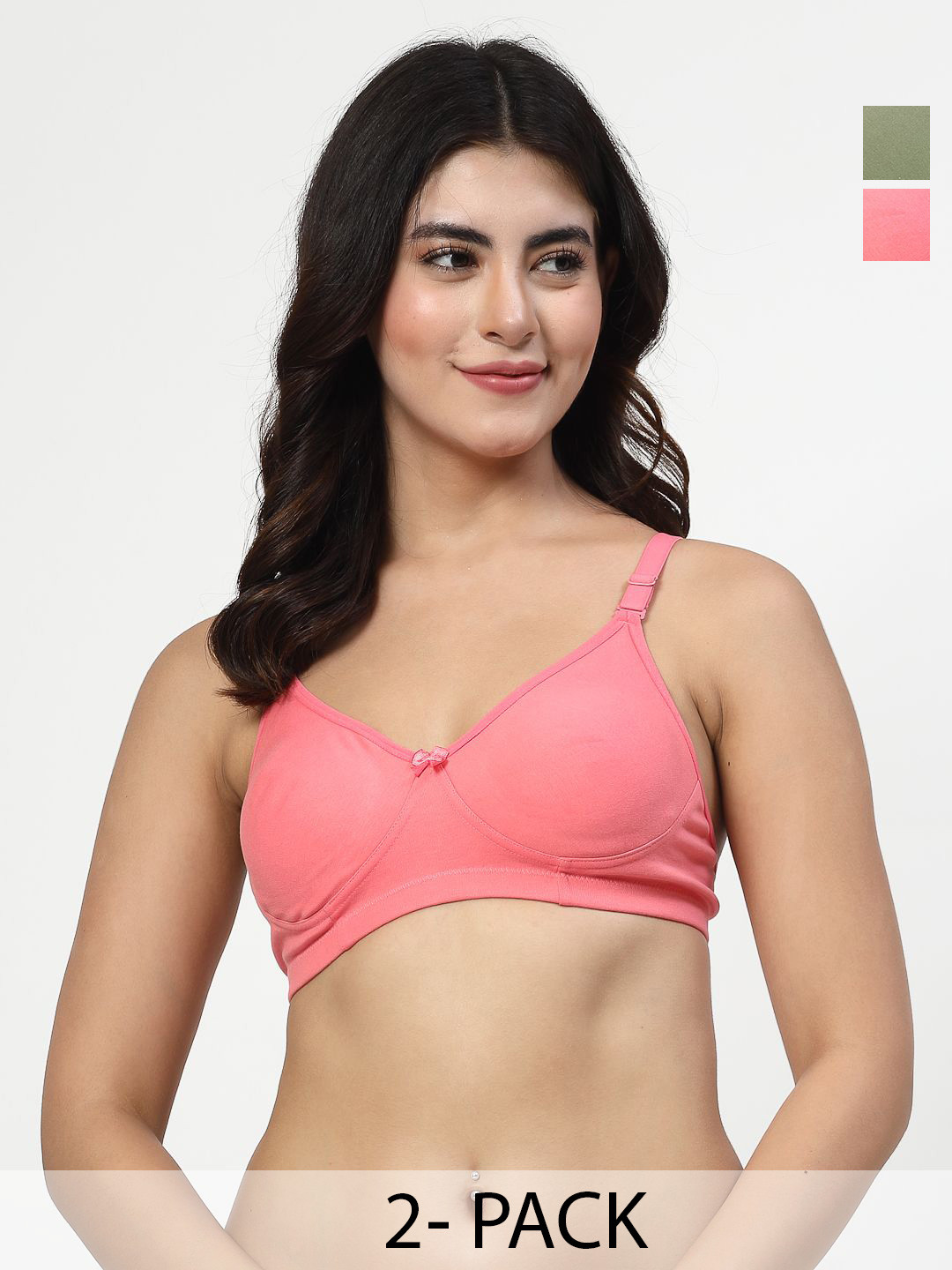 LILY Axela Pack Of 2 Full Coverage T-shirt Bra