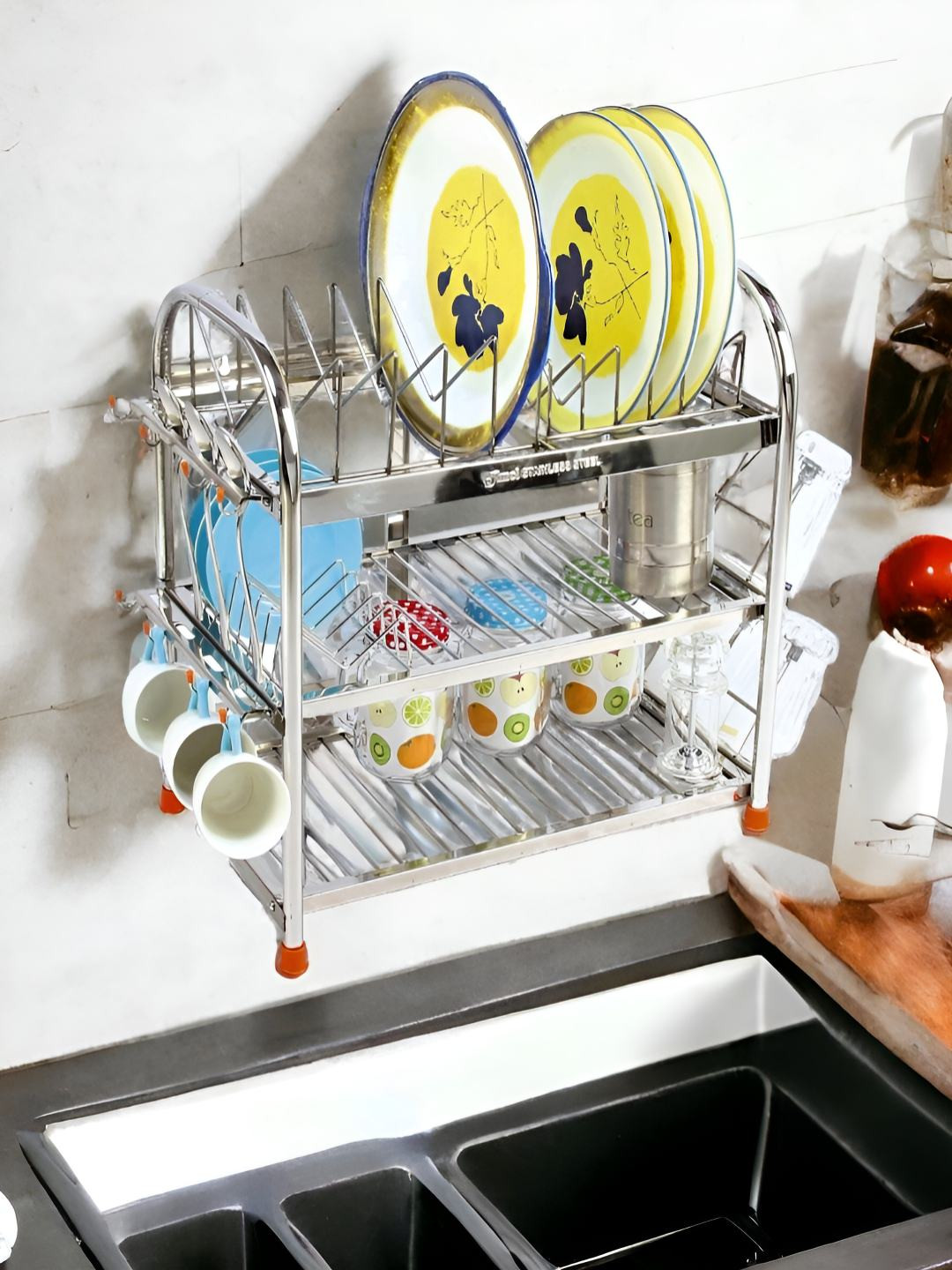 Amol Silver Dish rack