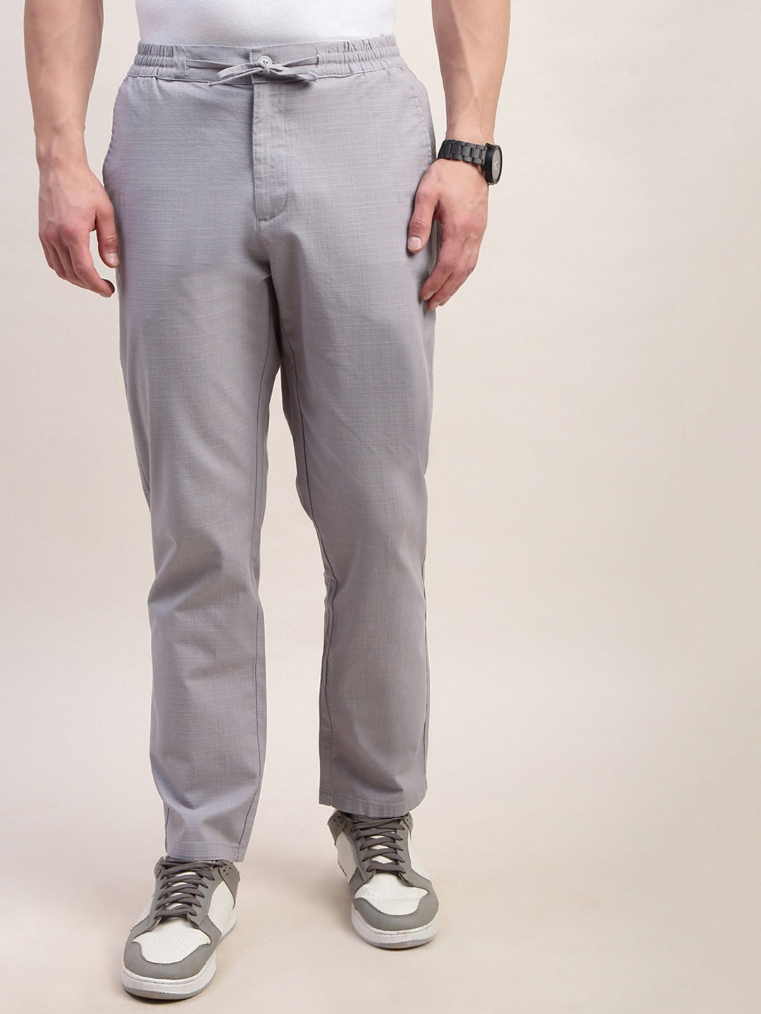 British Club Men Comfort Straight Fit Low-Rise Chinos