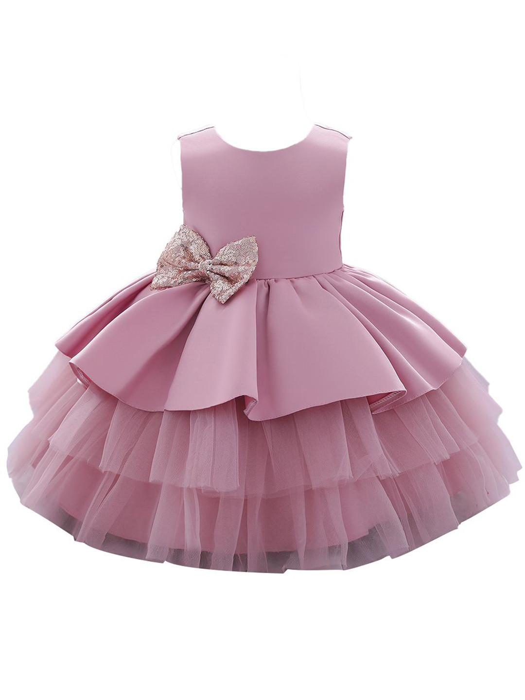 StyleCast x Revolte Girl Layered Tulle Gown Dress