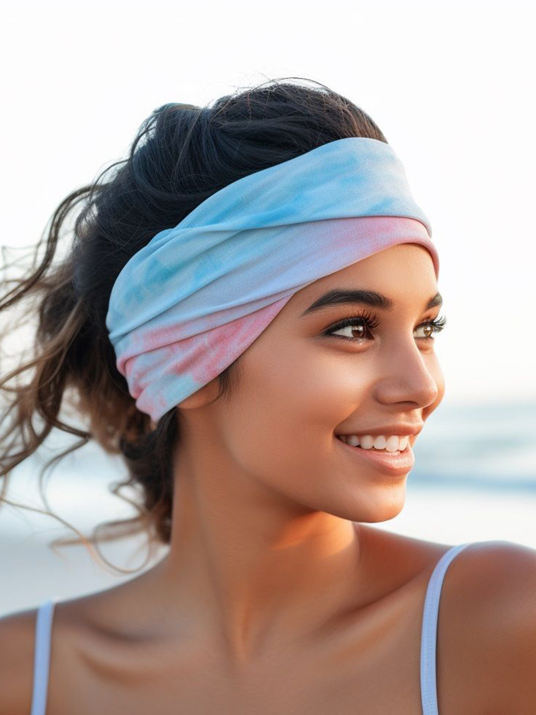 XFyt Women Tie Dye Printed Headband