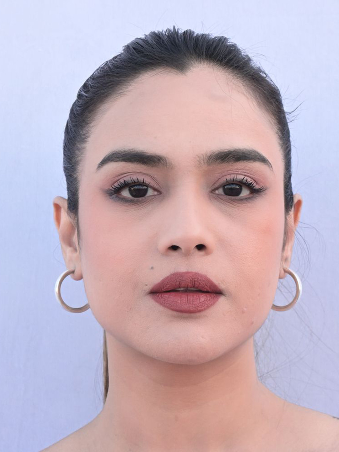 925 SILLER 925 Pure Silver Statement Chunky Hoop Earrings