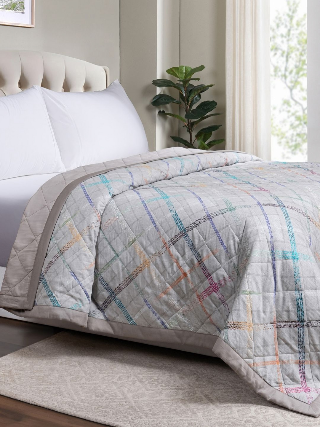 MASPAR Summer AC Room 121 GSM Double Bed Quilt