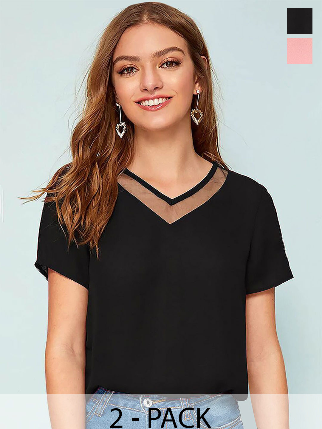 CORSICA Women Extended Sleeve V-Neck Top