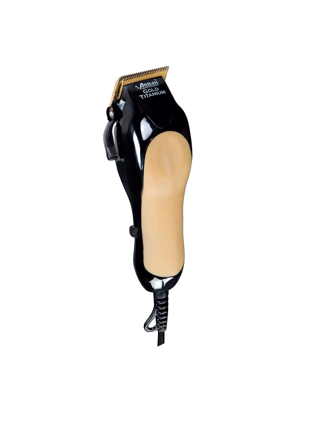 ASBAH Professional Gold Clipper Corded Trimmer With 8 Guide Comb