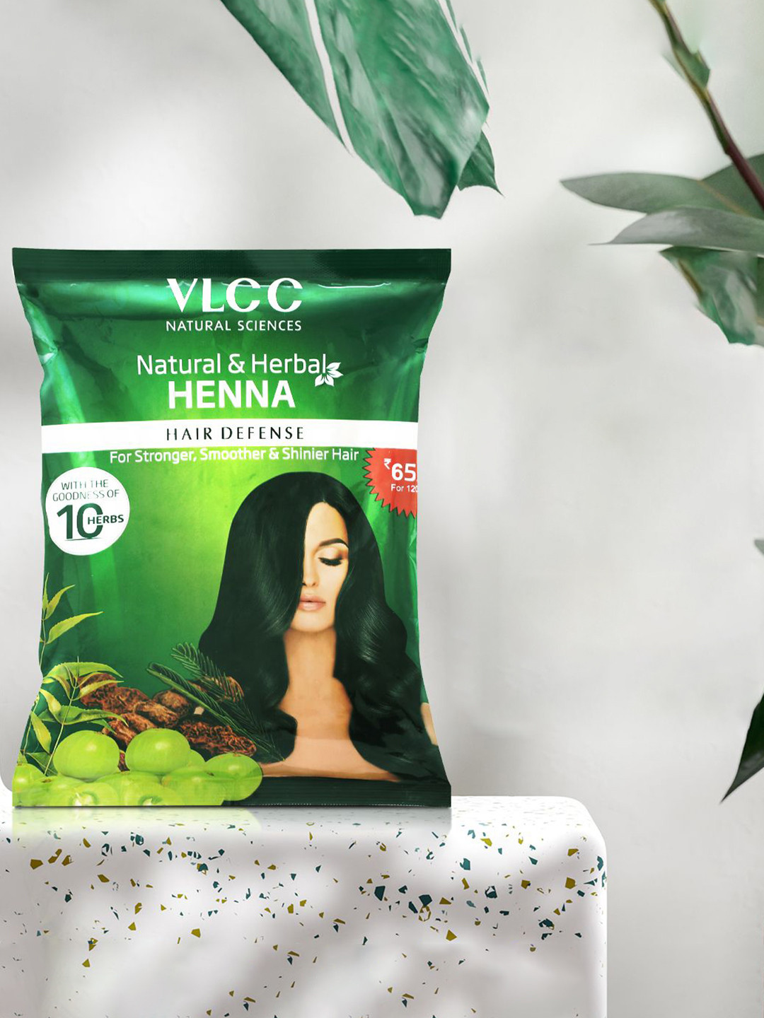 VLCC Set Of 3 Natural & Herbal Heena Hair Color With Buy 1 Get 1 Free - 120 g Each