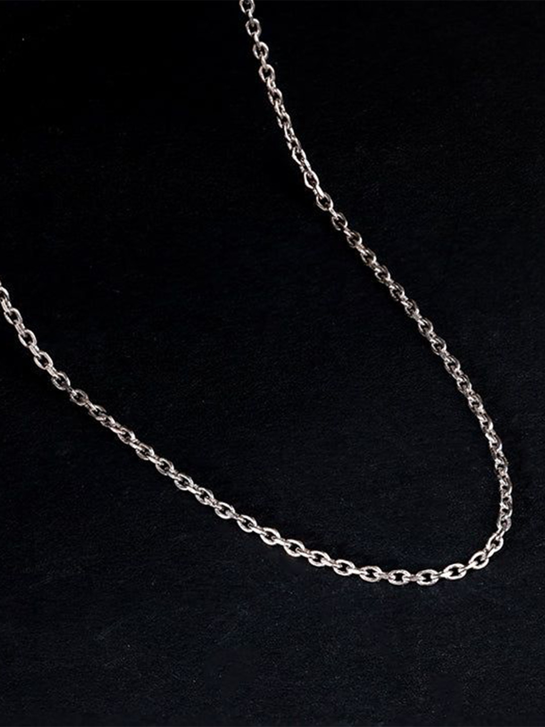 GIVA Men Silver Silver-Plated Chain