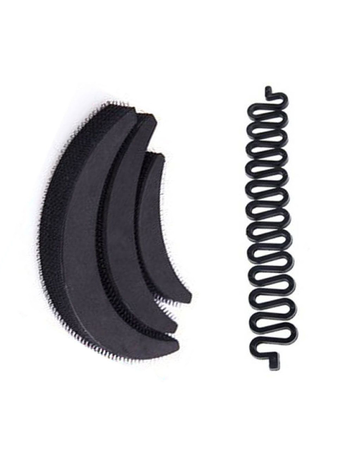 GADINFASHION Pack Of 04 Banana Puff Maker Juda Maker and Braid Tool