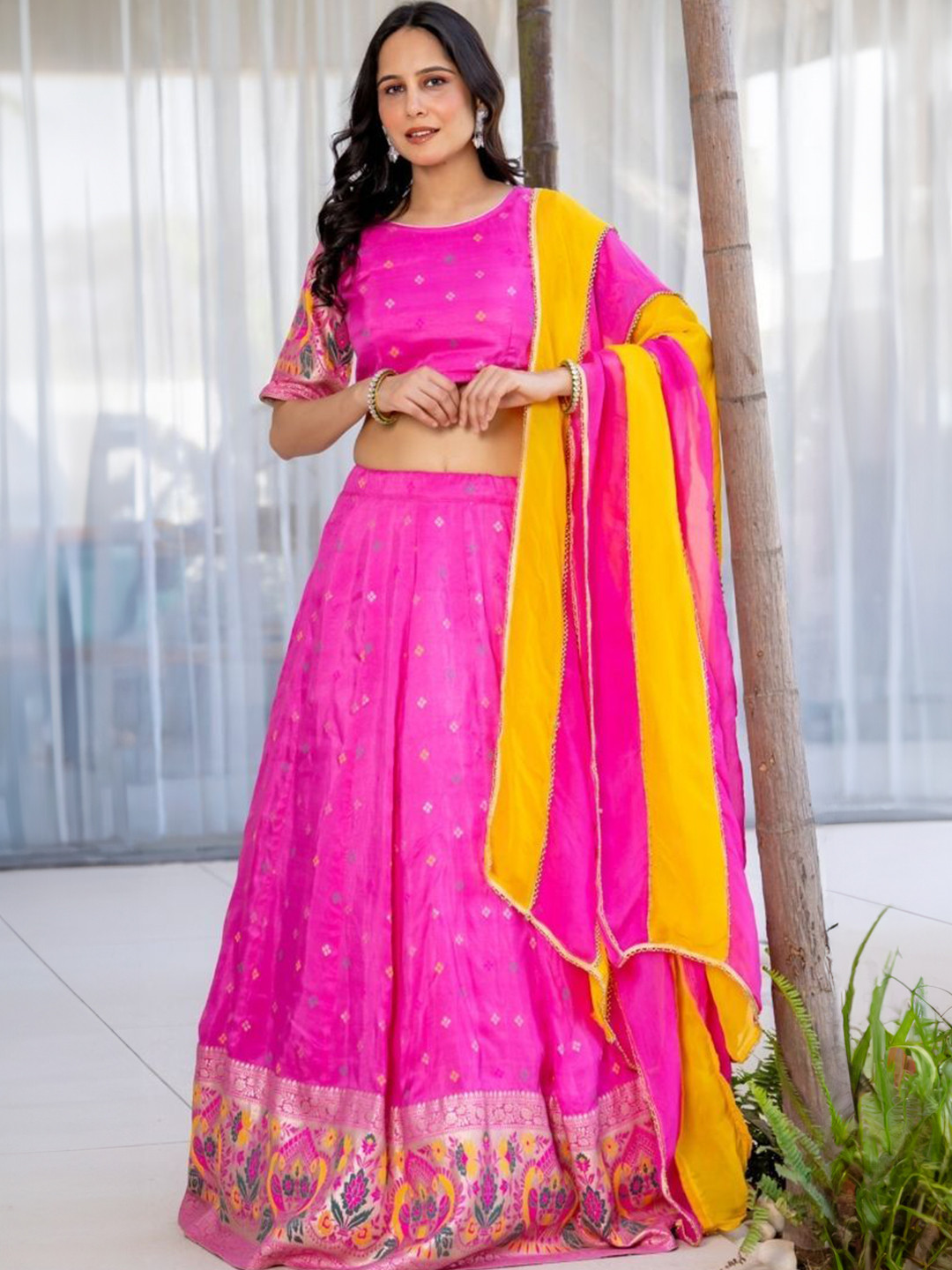 HOUSE OF JAMOTI Ready to Wear Lehenga & Blouse With Dupatta
