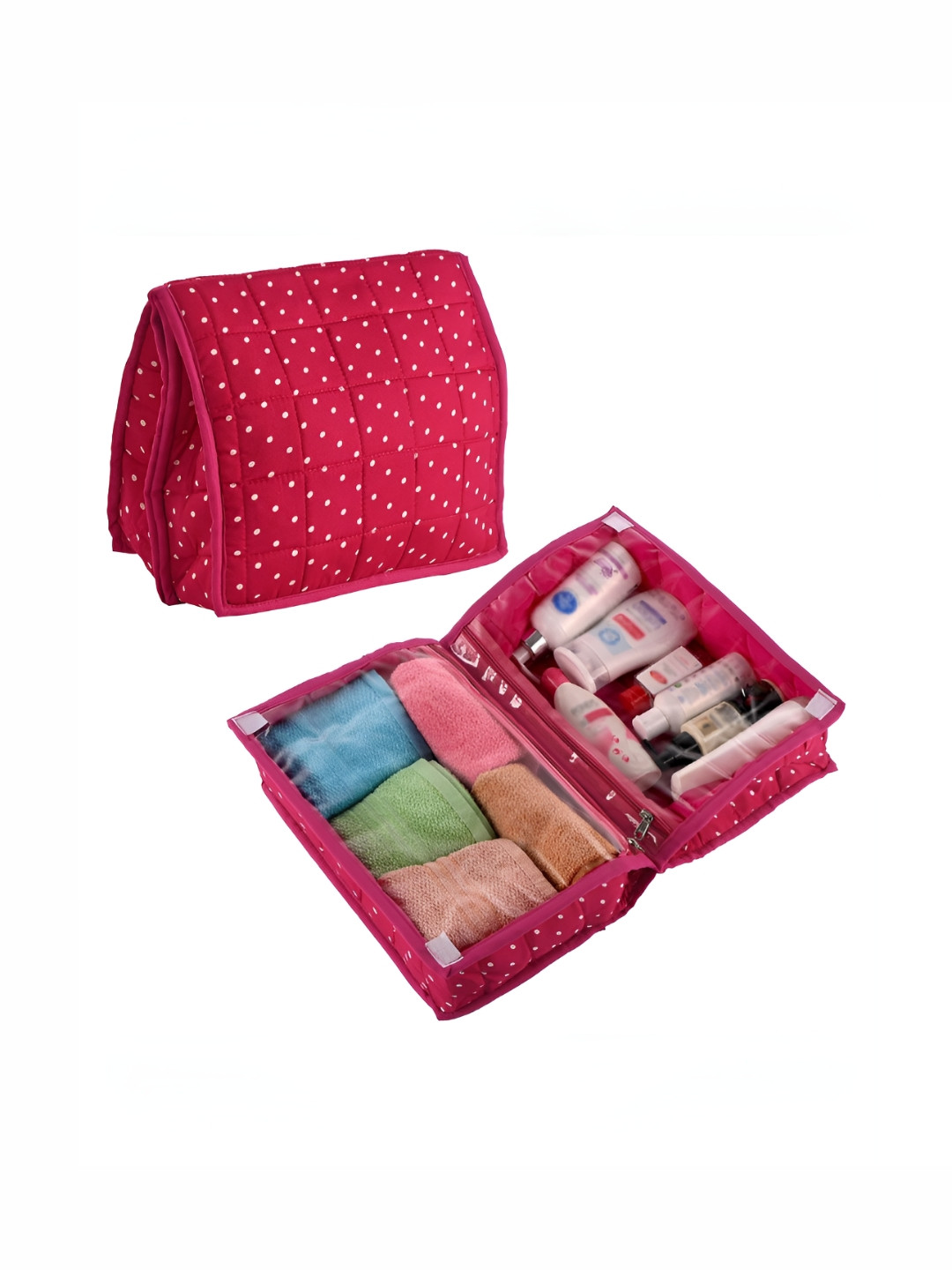 Aura Vanity Kit Pink 2 Pieces Makeup Organisers