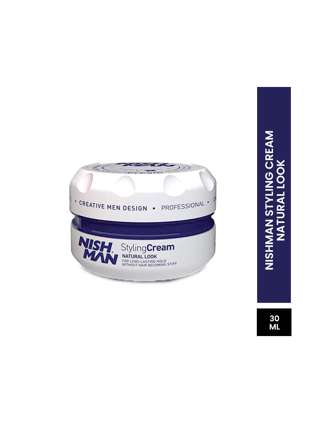 Nishman Hair Styling Cream Create Any Soft Messy Spike Look Flexible Control - 30 ml