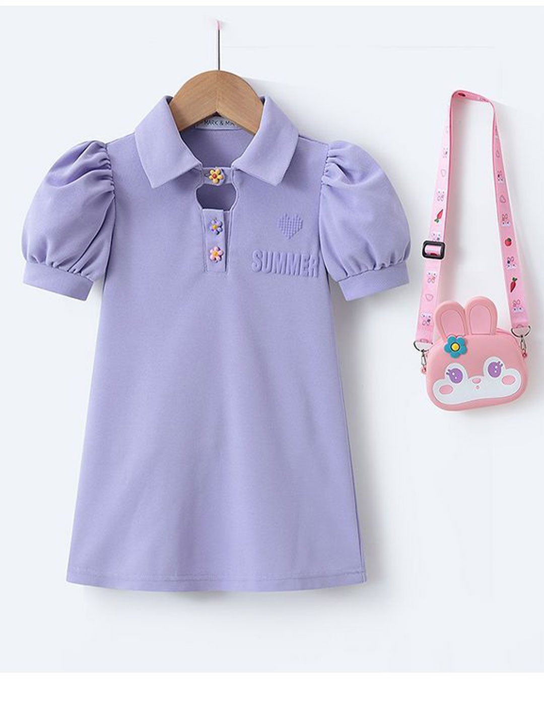 Mark & Mia Puff Sleeve T-shirt Dress