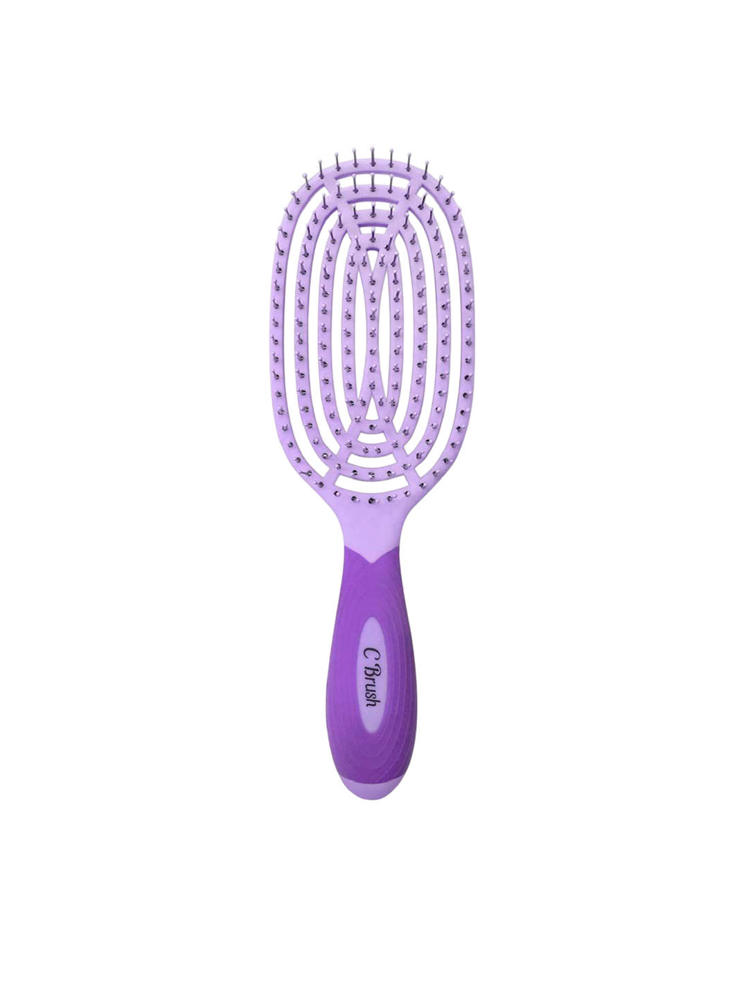 NuWay 4Hair C-Patented Venting C Hair Brush - Purple