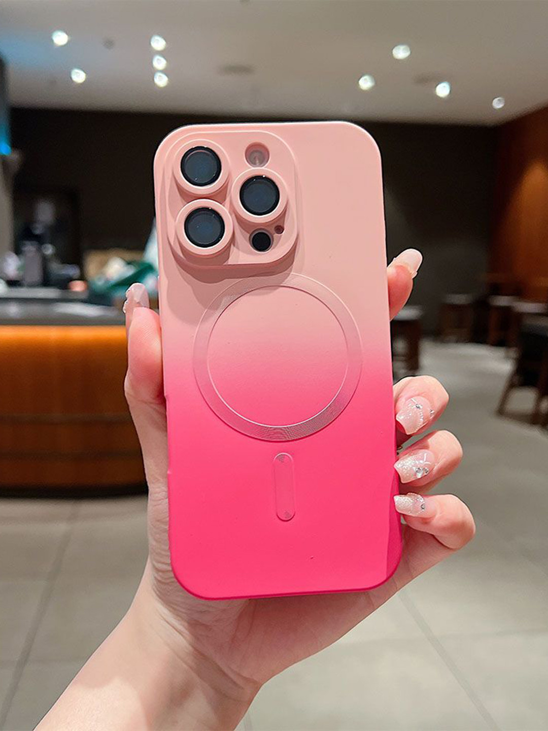 Luxury Kase Gradient iPhone 16 Pro Back Case