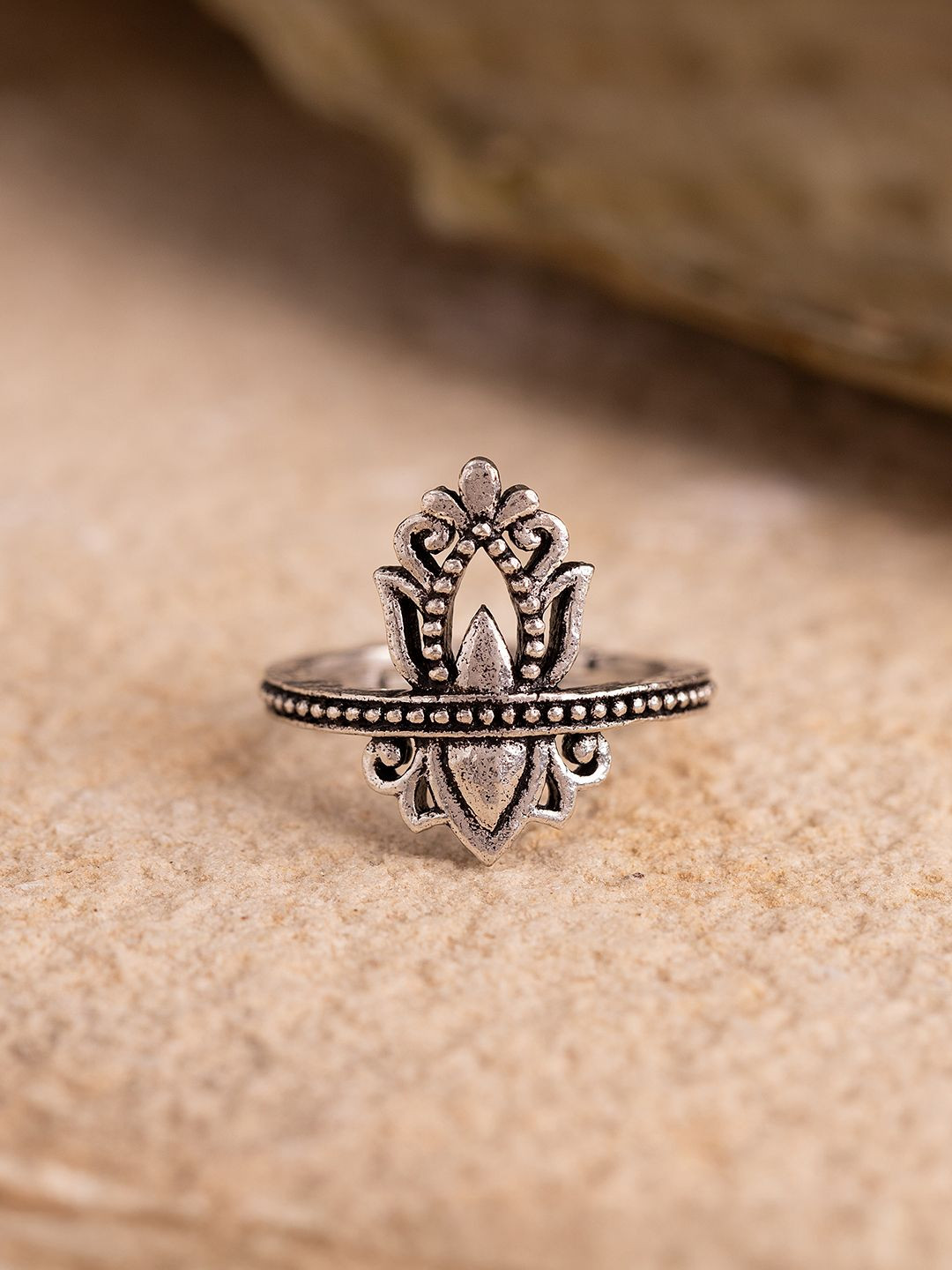 Voylla Boho Tribe Free Sprit Oxidised Ring