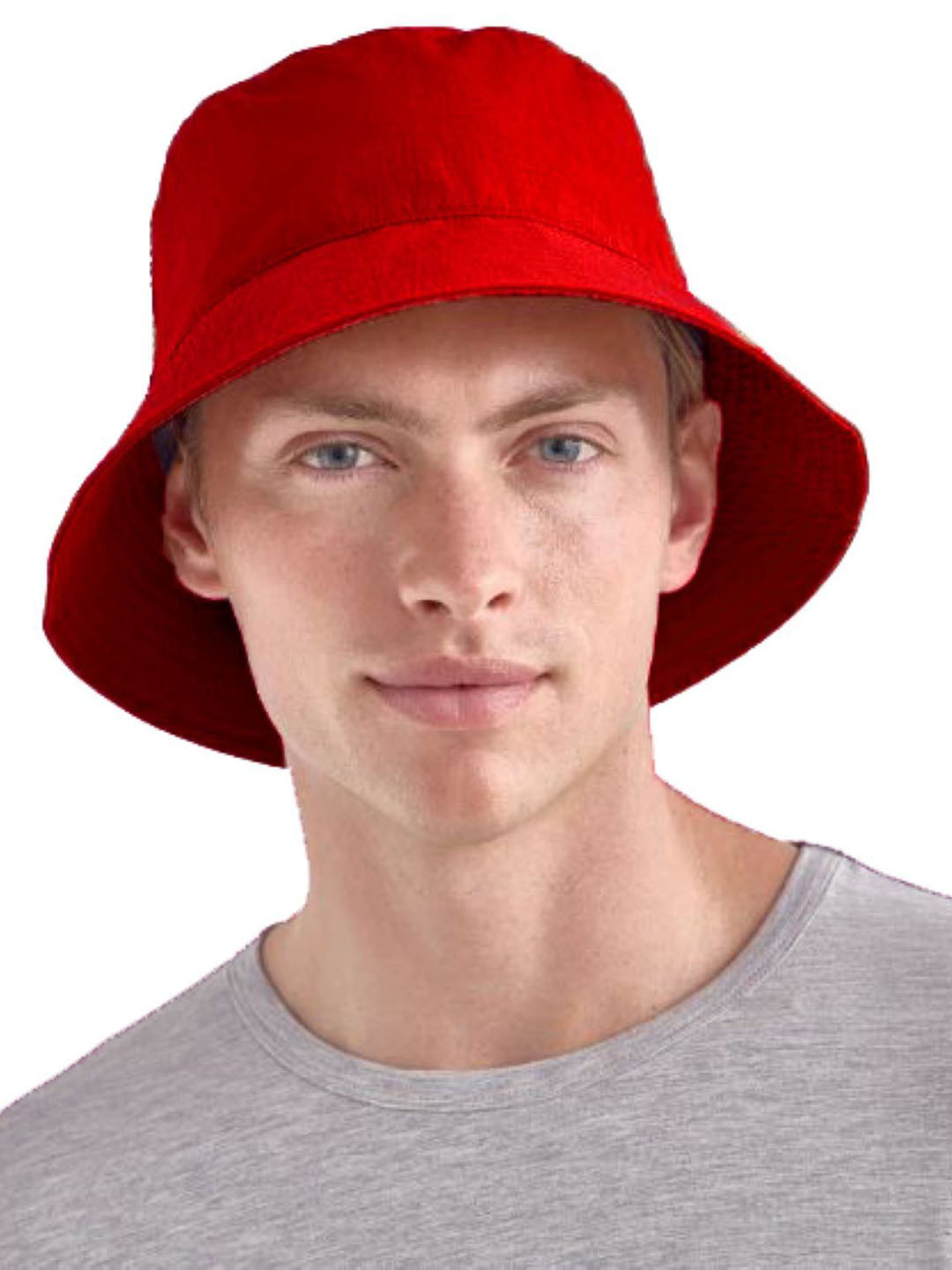 Infispace Men Red Solid Sun Hat