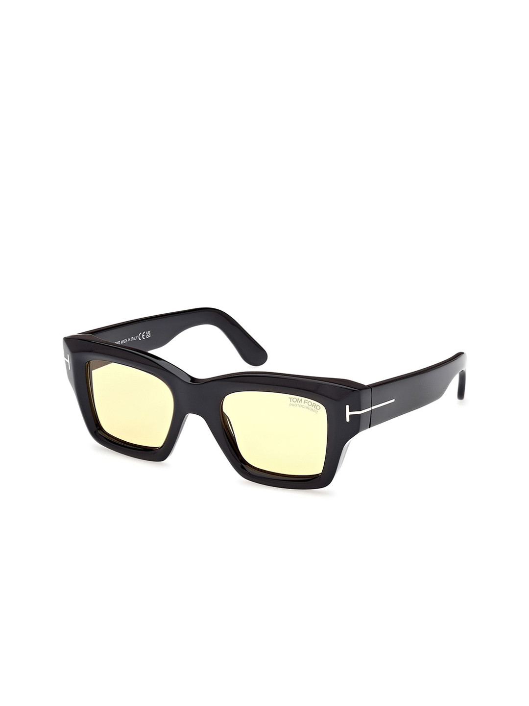 Tom Ford Men Square Sunglasses with UV Protected Lens FT1154 50 01E