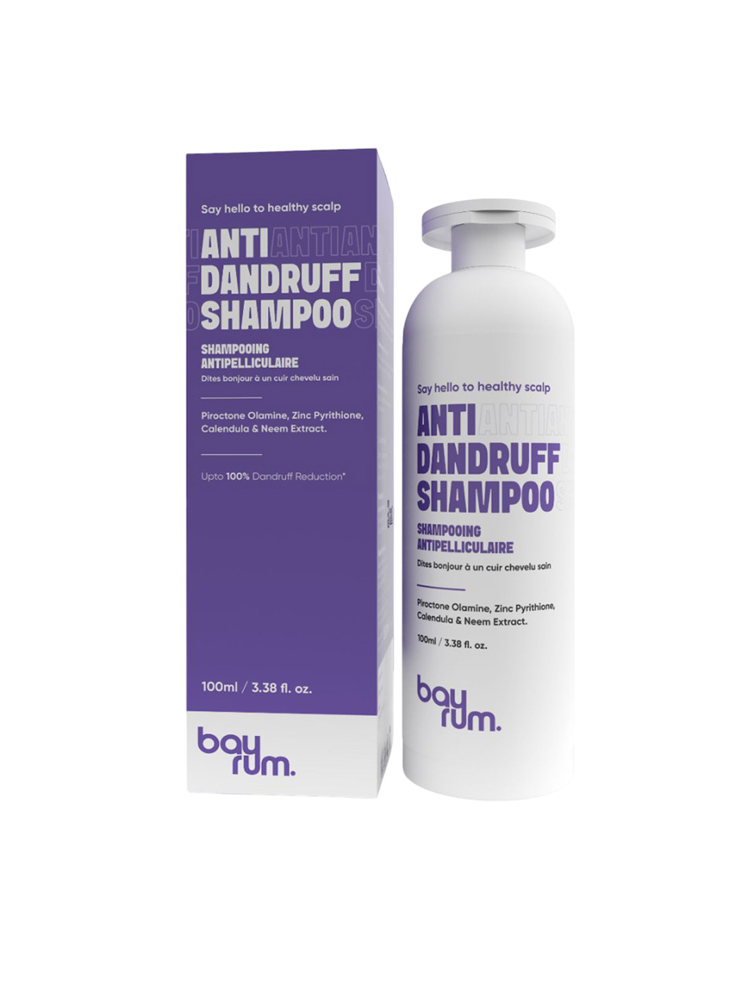 BAYRUM. Anti Dandruff Shampoo With Calendula & Neem- 100 ml