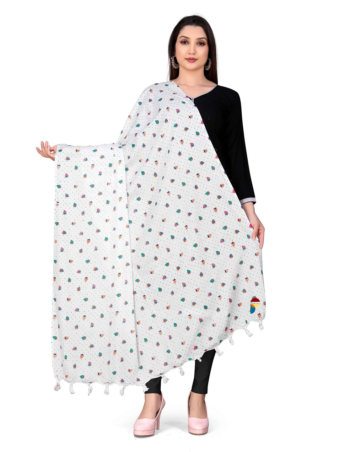 Vicharan Abstract Printed Cotton Dupatta