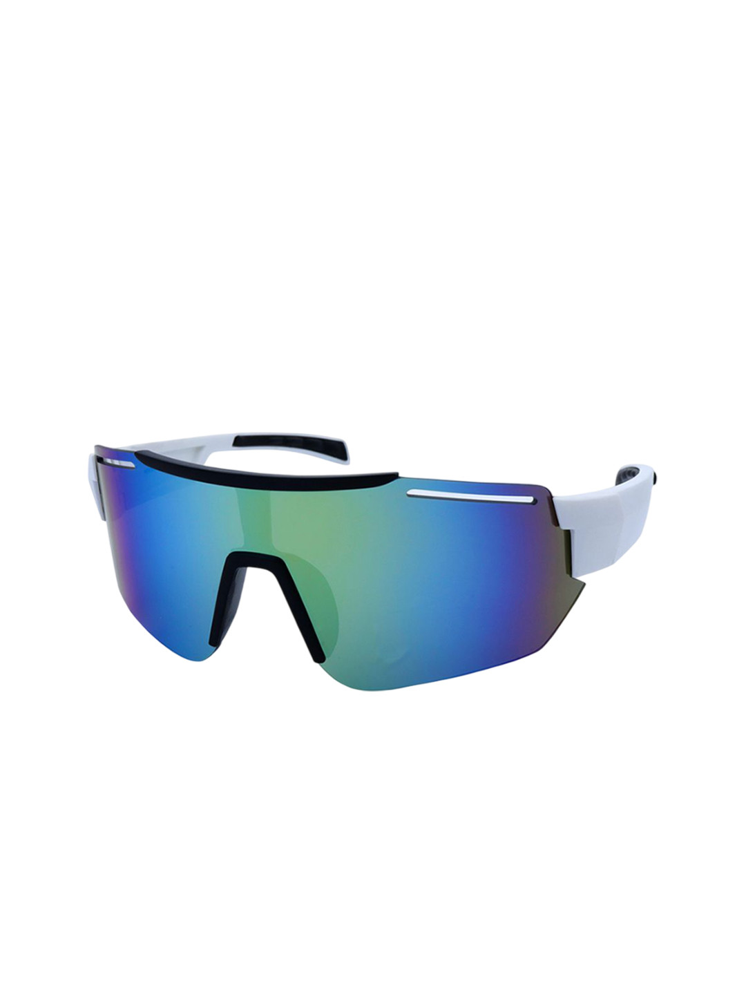 Opticsfit Unisex Shield Sunglasses with Polarised and UV Protected Lens 9325