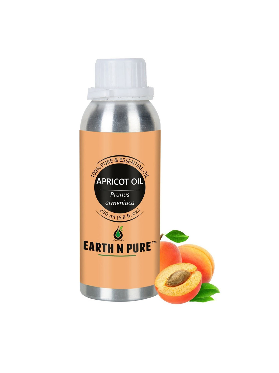 EARTH N PURE 100% Pure & Natural Nourishing Hair Apricot Oil & Therapeutic Grade - 250 ml