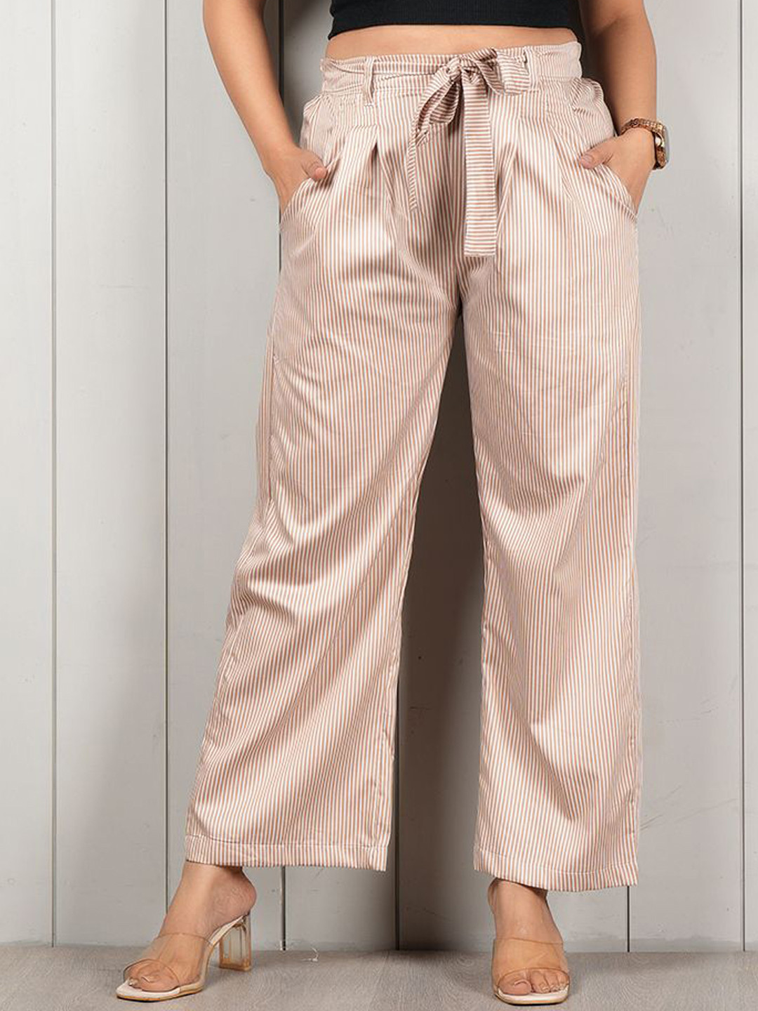 Style Shoes Women Cotton Stripped Summer Lounge Pants