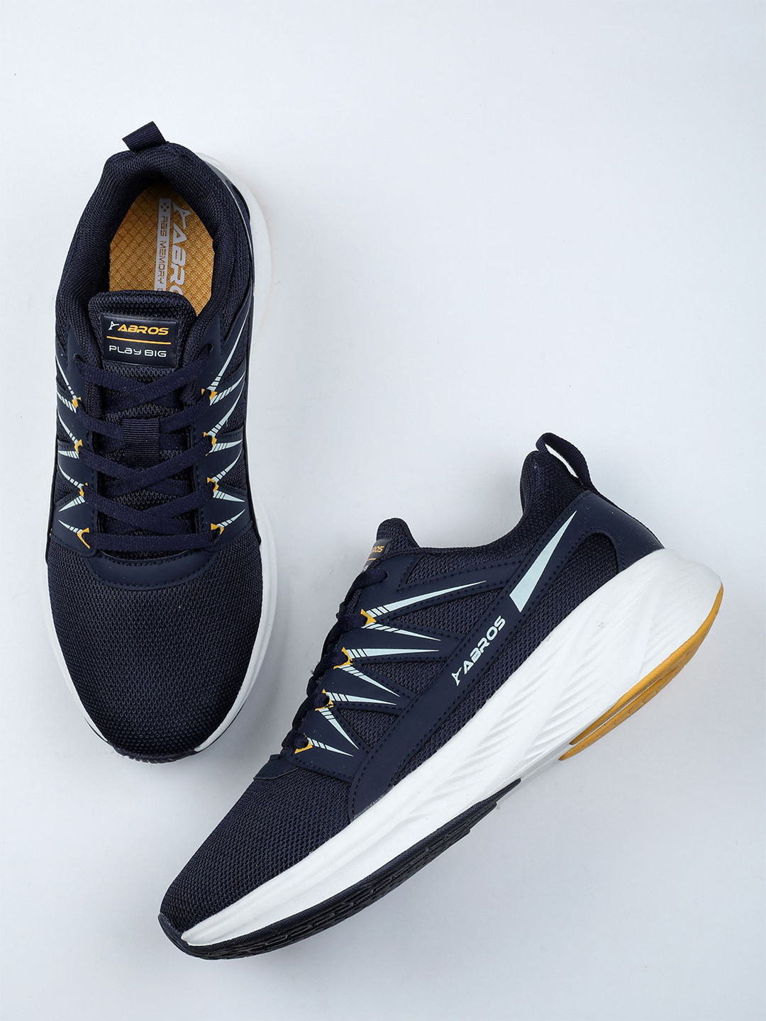 ABROS Eclipse Men Mesh Lace-Ups Running Shoes