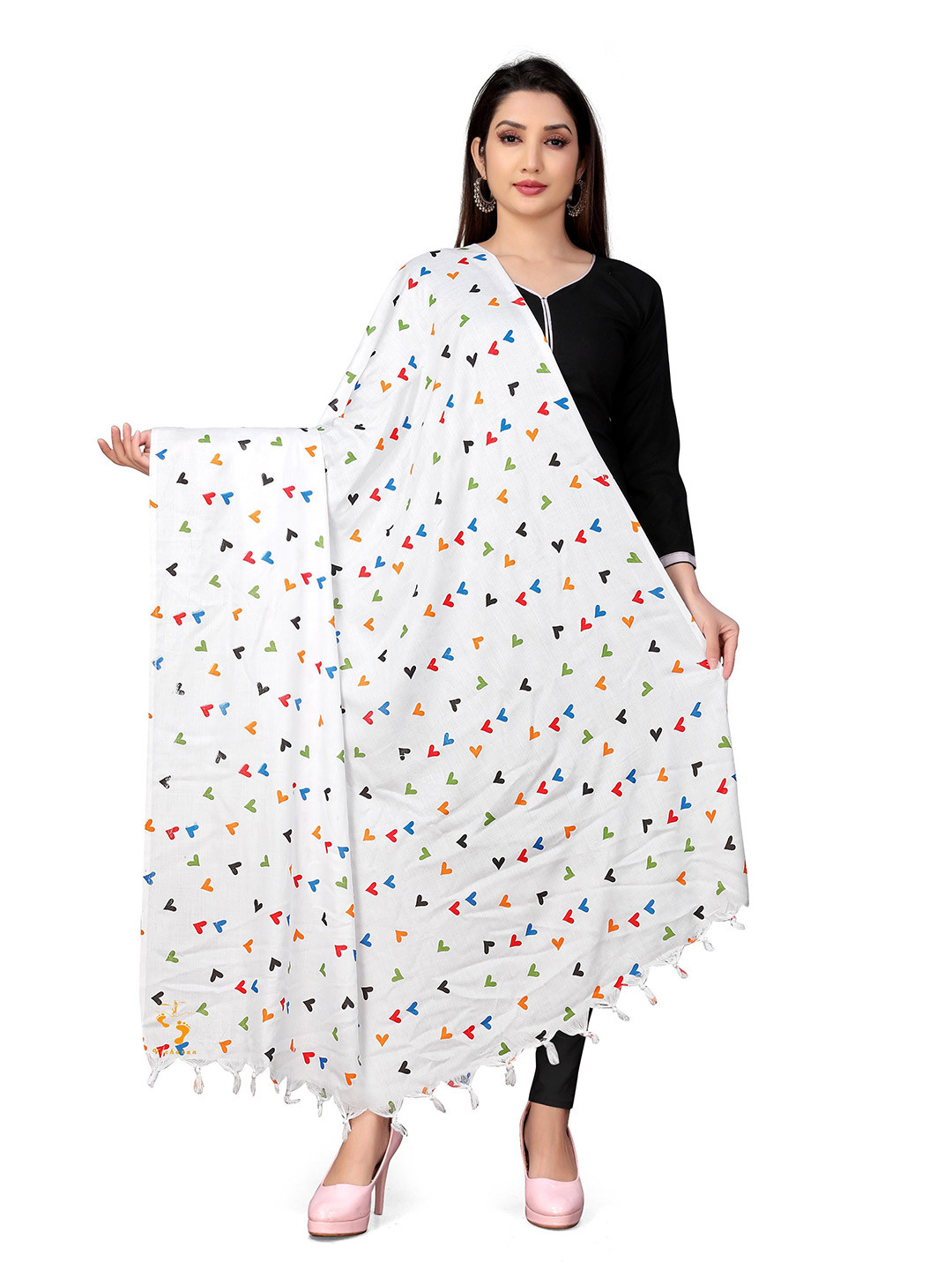 Vicharan Abstract Printed Cotton Dupatta