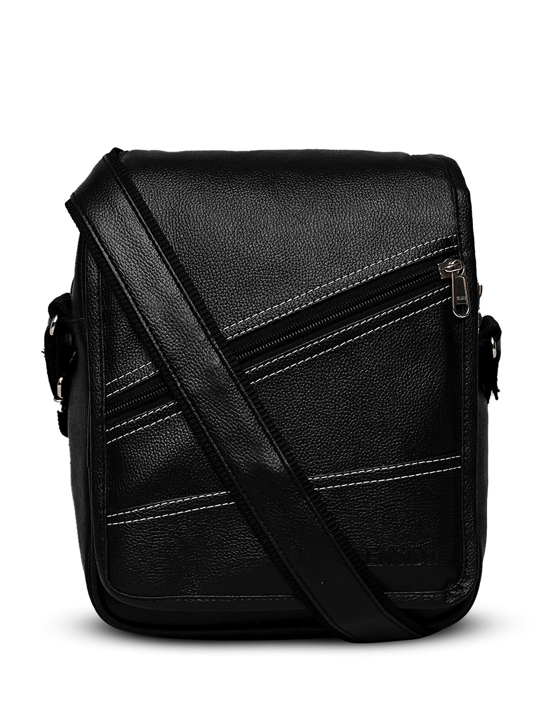 ENSIDE Men Textured Messenger Bag